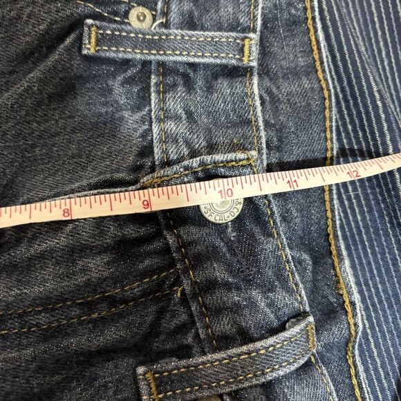 Levi’s 514 Jeans Men 36x26 Straight Fit Mid Rise Dark Wash Classic Denim Casual - Picture 6 of 8